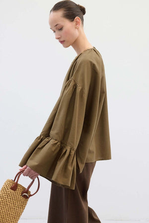 Flywheel Tunic Sleeve Khaki