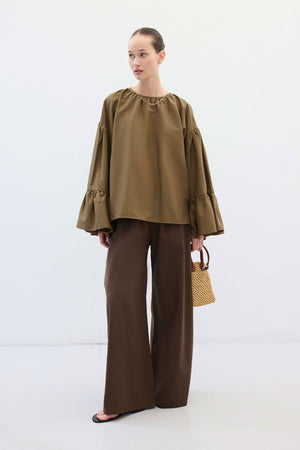 Flywheel Tunic Sleeve Khaki