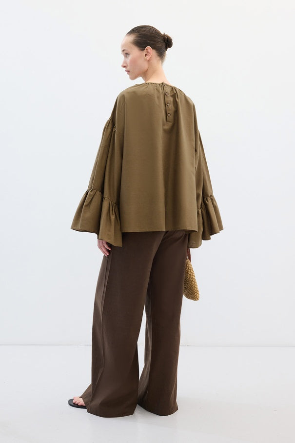 Flywheel Tunic Sleeve Khaki