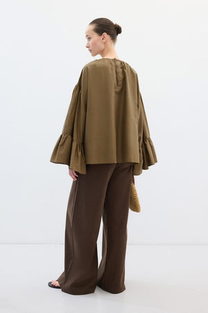 Flywheel Tunic Sleeve Khaki