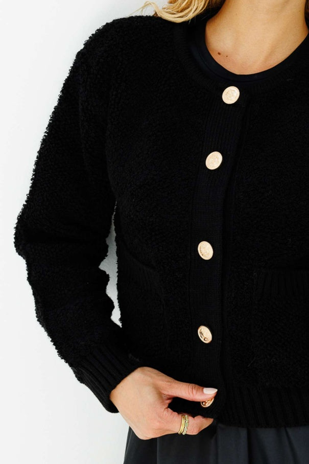 Teddy Crop Cardigan