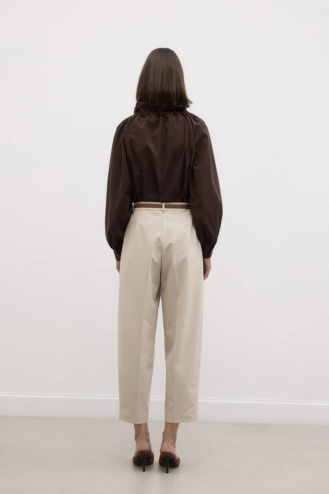 Belted Carrot Trouser