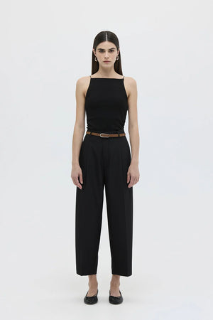 Belted Carrot Trouser