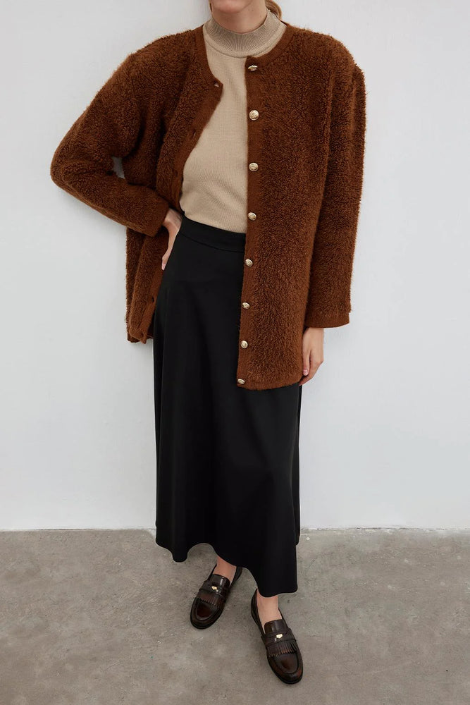 Thick Boucle Cardigan