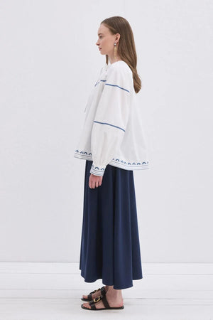Boho Tie-neck Jacket