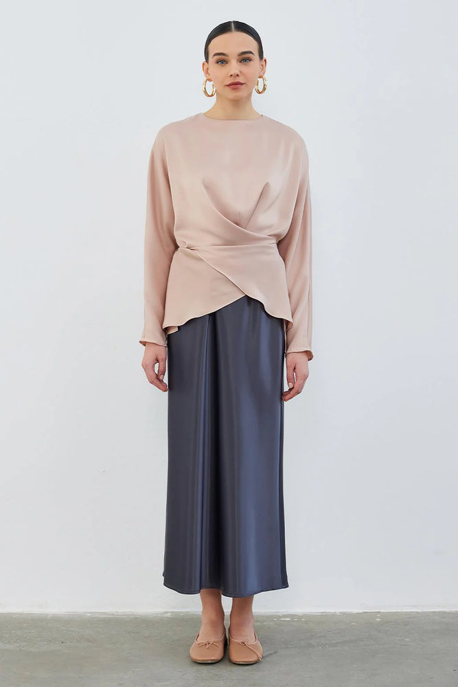 Envelop Satin Tunic