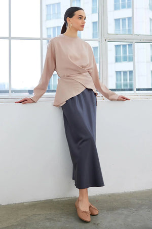 Envelop Satin Tunic