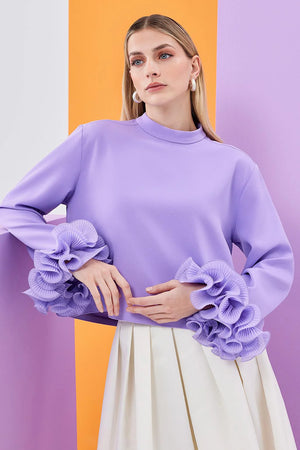 Cloud Sleeve Crop Tunic