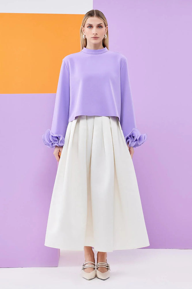 Cloud Sleeve Crop Tunic