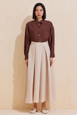 Double Pleated Skirt