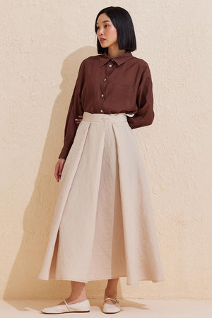 Double Pleated Skirt