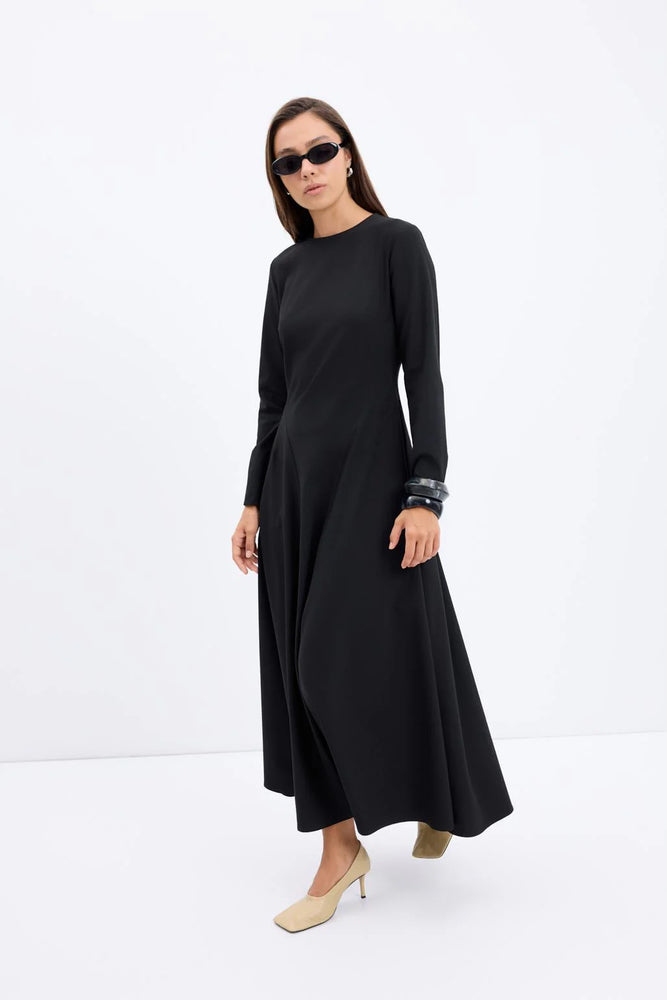 Structured Flared Dress