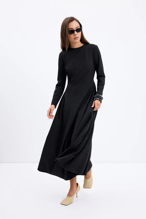 Structured Flared Dress