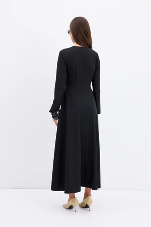 Structured Flared Dress