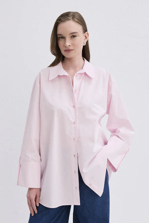 Wide Cuff Oversized Shirt