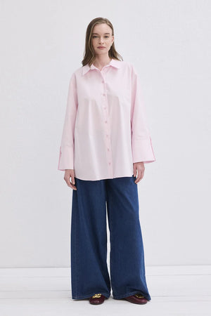 Wide Cuff Oversized Shirt