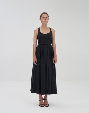 Pleated Flowy Skirt