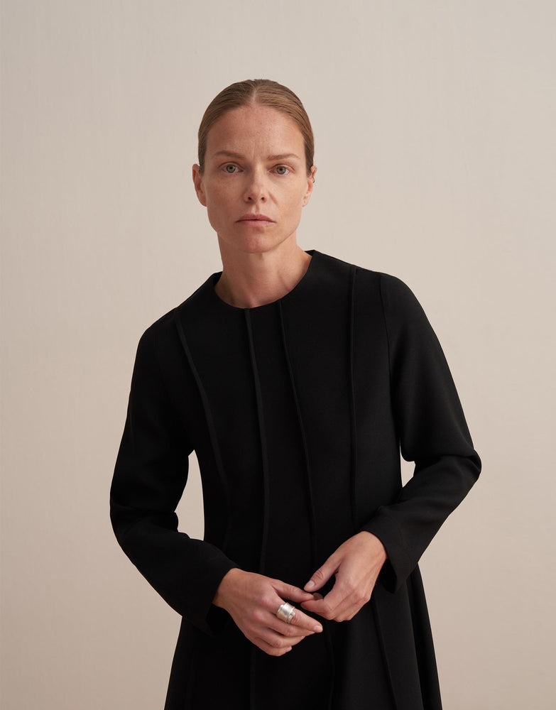 Stitched Detail Elegant Dress