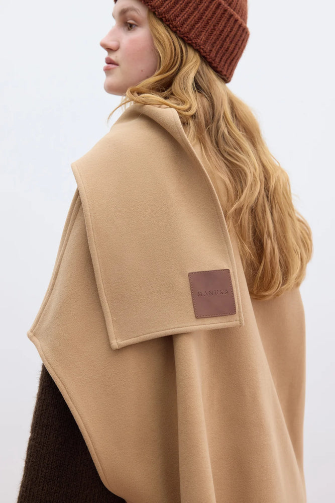Cachet Poncho With Scarf