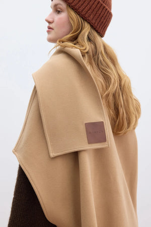 Cachet Poncho With Scarf