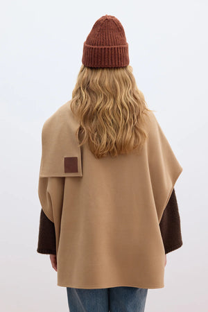 Cachet Poncho With Scarf