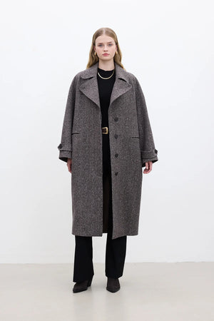 Asymmetrical Cachet Coat