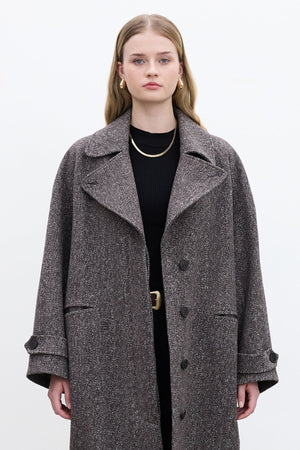 Asymmetrical Cachet Coat