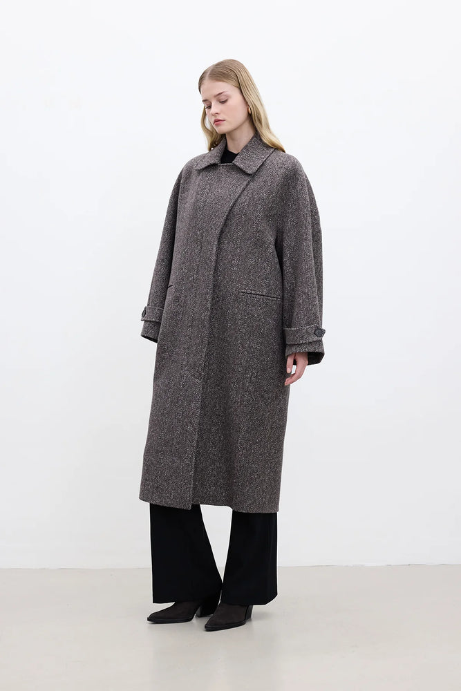 Asymmetrical Cachet Coat