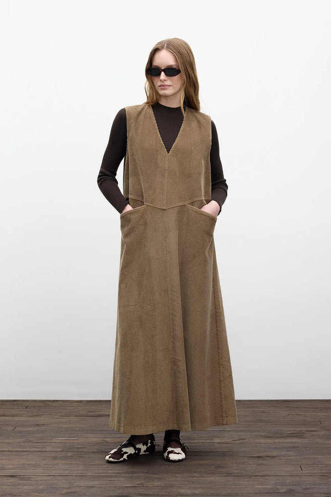 Long Corduroy Dress