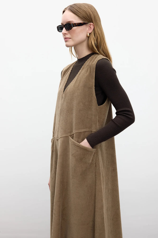 Long Corduroy Dress