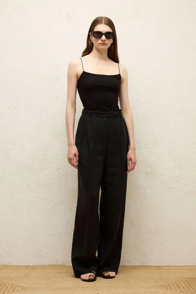 Linen Palazzo Pants