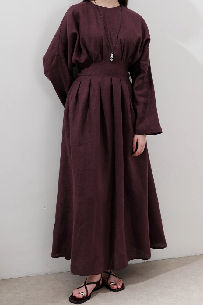 Manuka Dress Burgundy