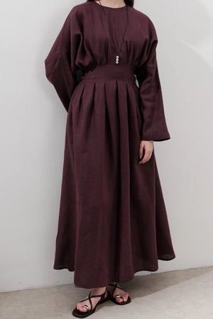 Manuka Dress Burgundy