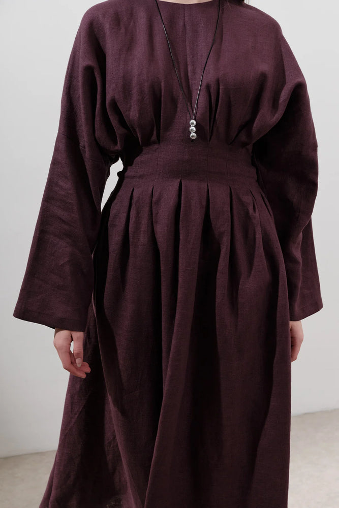 Manuka Dress Burgundy