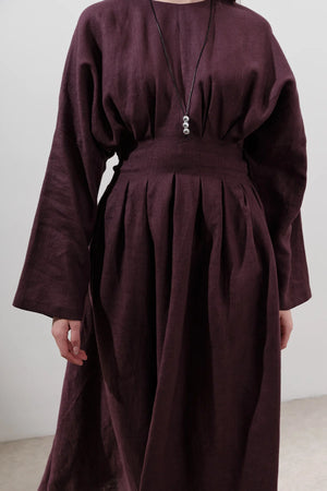 Manuka Dress Burgundy
