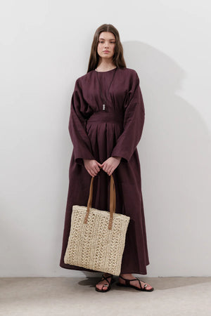 Manuka Dress Burgundy