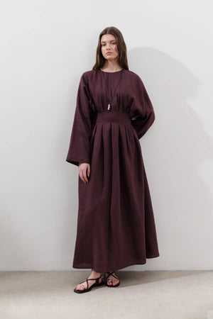 Manuka Dress Burgundy