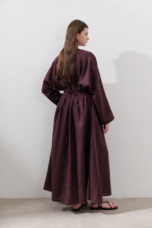 Manuka Dress Burgundy