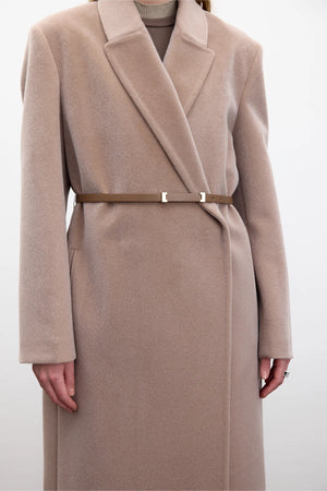 Long Cachet Belted Coat