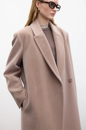 Long Cachet Belted Coat