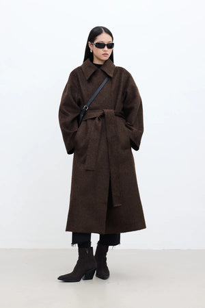 Classic Collar Oversized Coat