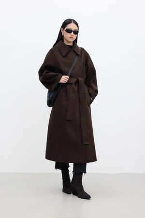 Classic Collar Oversized Coat