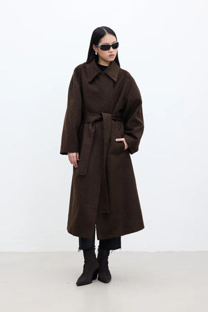 Classic Collar Oversized Coat