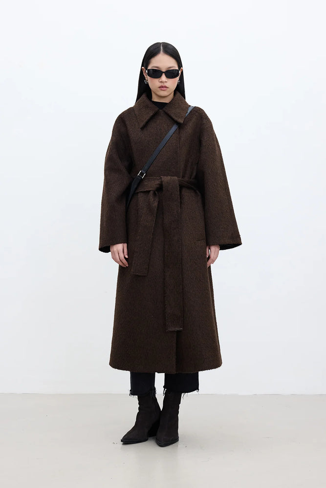 Classic Collar Oversized Coat