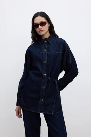 Tied Up Denim Shirt