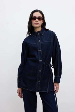 Tied Up Denim Shirt