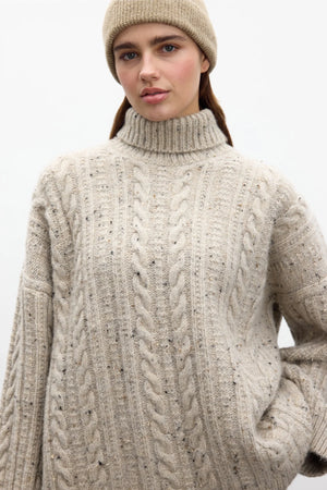 Turtleneck Knit Sweater