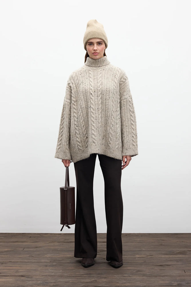 Turtleneck Knit Sweater