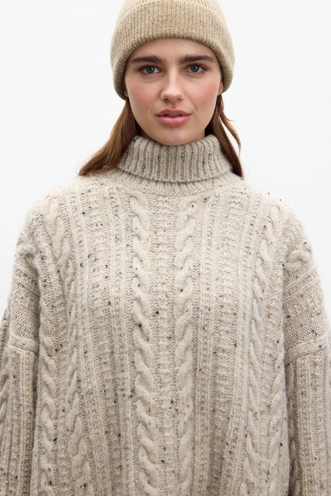 Turtleneck Knit Sweater