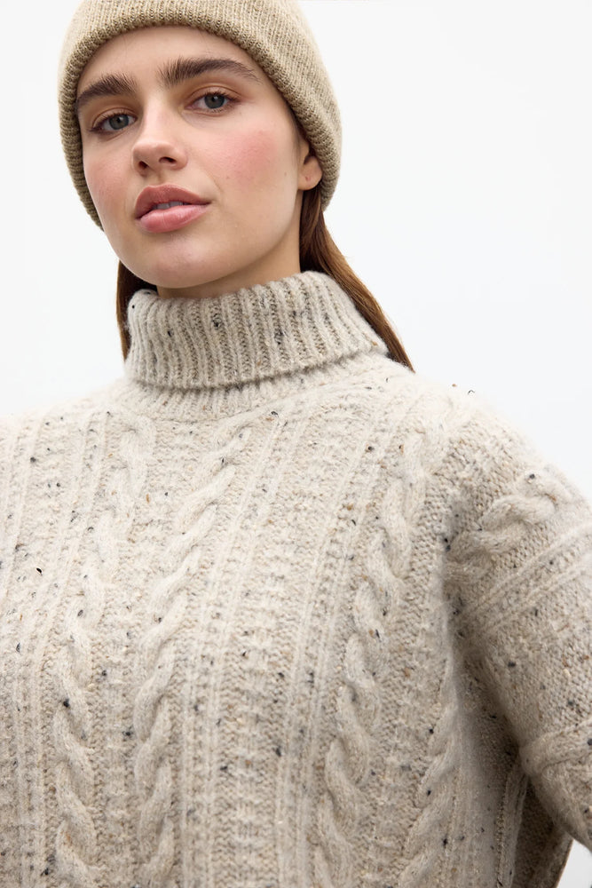 Turtleneck Knit Sweater